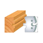 Jeu de 2 fers Bouvetage volet languette 8mm N°284