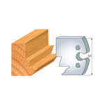 Jeu de 2 fers profilage embrevé profil doucine ouvrant N°291
Isocèle