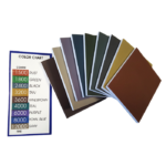 Lot de 9 pads abrasifs Micro-Mesh du grain 1500 à 12000Dimensions des pads 80 x 105mm