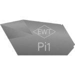 Plaquette carbure PI126 pour outil à tronçonner PT125 Easy Wood.