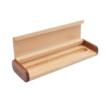 Ecrin de rangement à couvercle en érable.