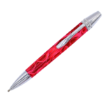 Mécanisme de stylo à bille 9,5 mm modèle "Solange" - Chromé satin.