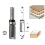 Mèche d'affleureuse droite à roulement Leman Ø 12,7 mm – Queue de 6 mm