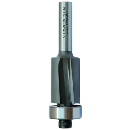 Mèche d’affleureuse biaisée à carbure micrograin Leman Ø 19 mm – Queue de 8 mm