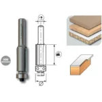 Mèche d'affleureuse droite Leman Ø 9.5 mm – Queue de 8 mm