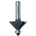 Mèche d’affleureuse 15° à chanfreiner en carbure micrograin avec guide Leman Ø 20,3 mm – Queue de 8 mm