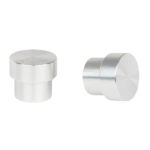 Butées d'établi UJK aluminium hauteur 10 mm - Lot de 2