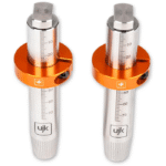 Butées d’établi UJK avec fixation pour rail de guidage Festool - Lot de 2