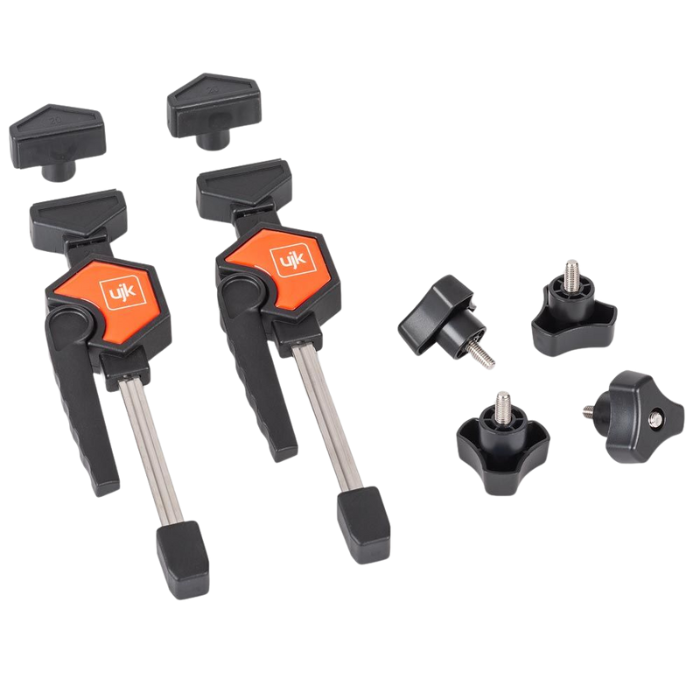 111904 Serre-joints rapides horizontaux UJK MFT – Lot de 2 – Image 1