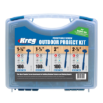 Kit de vis Pocket-Hole Kreg® pour l'extérieur – 450 vis assorties – Kreg